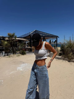 MUSCULOSA OLIVIA GRIS CLARO - comprar online