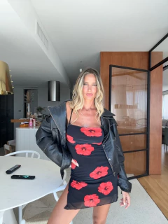 VESTIDO MINI FLOREADO TUL