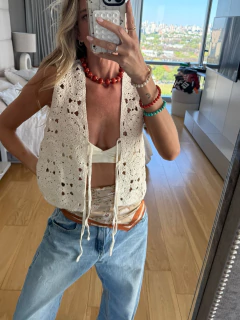 CHALECO BOSSA - TEJIDO CROCHET- en internet