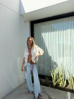 JEAN BARREL CON TAJO - tienda online