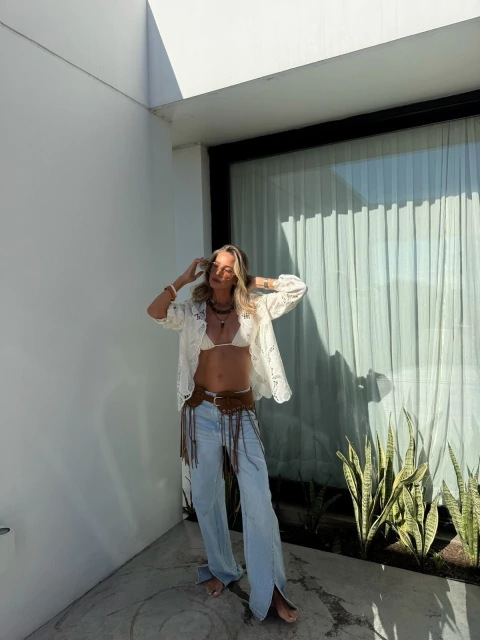 CAMISA CALE -ENCAJE- - comprar online