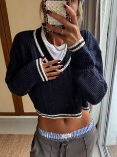 SWEATER OLD MONEY BLUE - comprar online