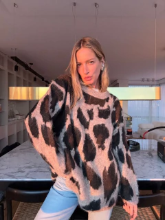 SWEATER ANIMAL BROWN en internet