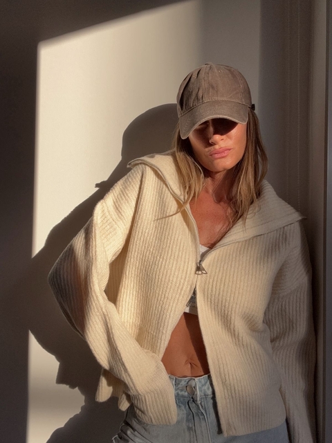 SWEATER CIERRE BLANCO - comprar online