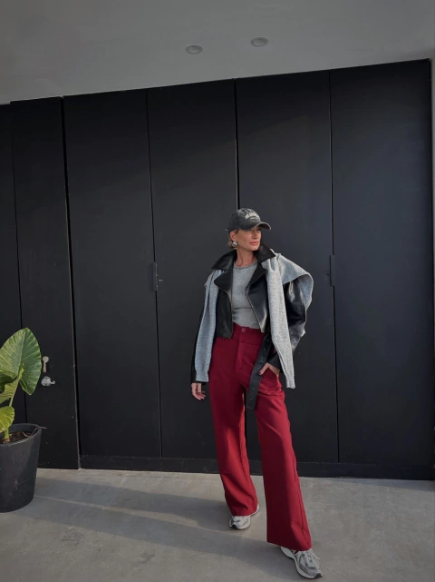 SASTRERO DOS CINTURAS CHERRY