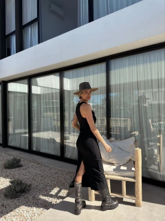 VESTIDO OLIVO NEGRO - comprar online