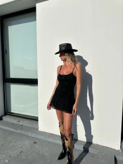 VESTIDO NEGRO VICKY - comprar online