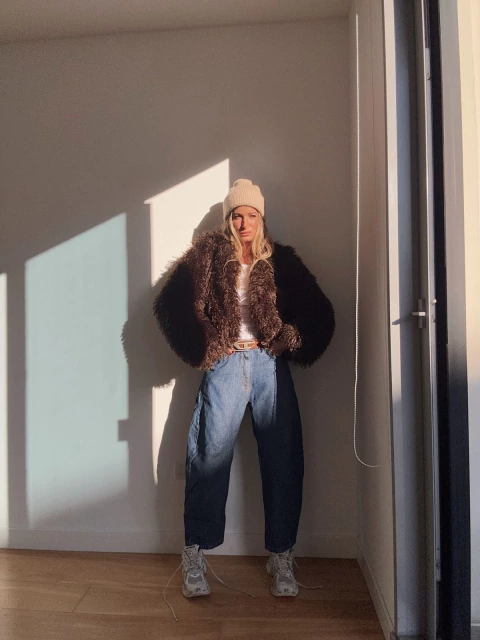 JEAN BALLOON AZUL - comprar online