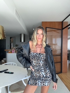 VESTIDO DRAP ANIMALPRINT - comprar online