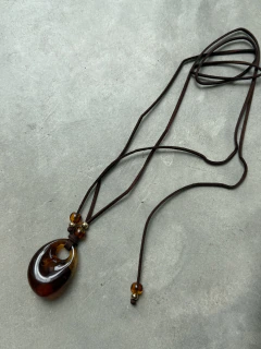 COLLAR GAMUZA PENDULO - comprar online
