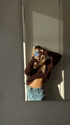 SWEATER BASIC MARRON - comprar online