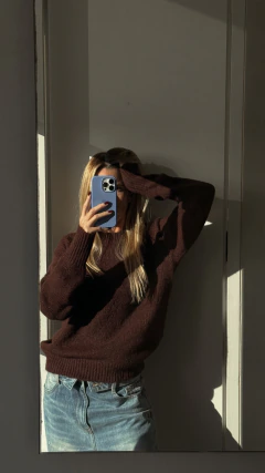 SWEATER BASIC MARRON