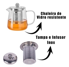 CHALEIRA COM INFUSOR - loja online