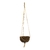 Vaso de Fibra de Coco com Suporte Coquim 9023 (7x14cm) - 100% Ecológico
