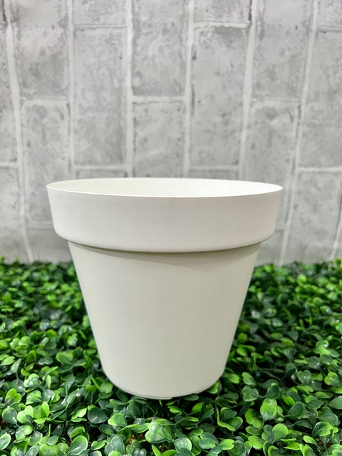 Vaso Sampa Vasart - 16 x 14 cm - Cor Branca: Elegância e Sofisticação para Suas Plantas