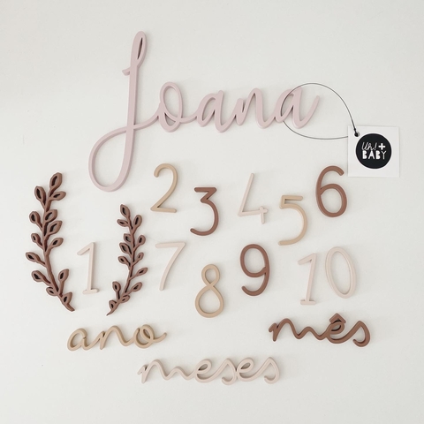 COMBO: Letreiro de parede + Kit-mêsversário - comprar online