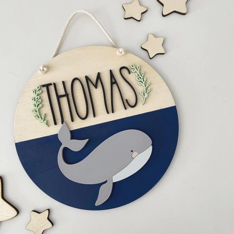 Placa Maternidade [BALEIA] - comprar online