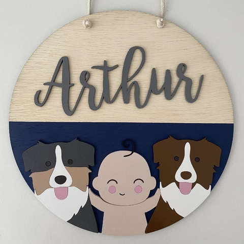 Placa Maternidade [BORDER COLLIE]