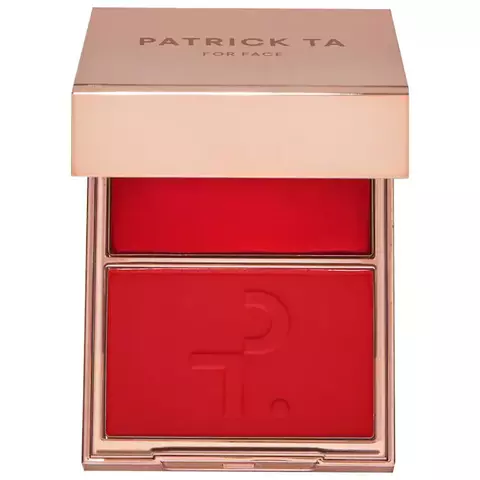 Patrick Ta Double Take Creme & Powder Blush - She Left Me On Red