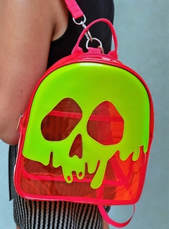 Mochila transparente Maçã envenenada - loja online
