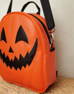 Mochila Halloween Laranja - Nara Prado