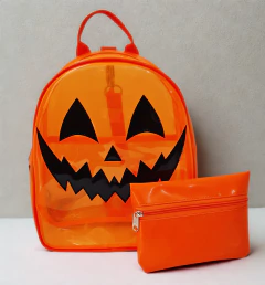 Mochila transparente halloween - loja online