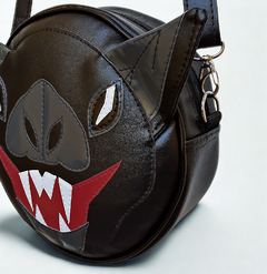 Bolsa Morcego Preto e Cinza - Nara Prado