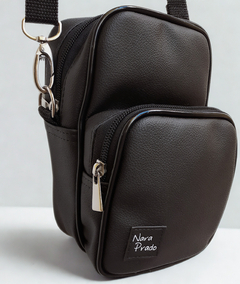 Shoulderbag Couro Preta - Nara Prado