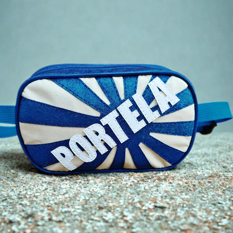 Pochete Portela Azul e Branca - comprar online