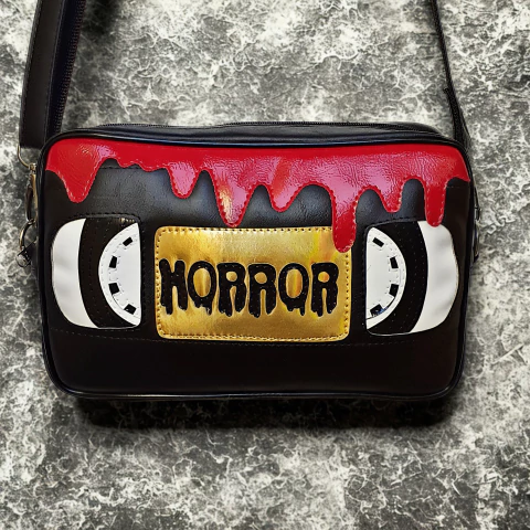 Bolsa Horror VHS Tape Preta - comprar online