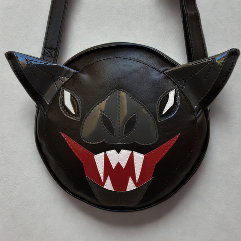 Bolsa Morcego Preto e Cinza - comprar online