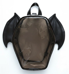 Mochila Caixão Transparente Fumê