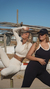TOP CON MANGAS OFF WHITE TEXT - tienda online