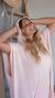 PONCHO ROSA MONOCROMO - comprar online