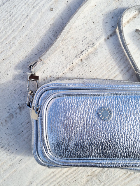 Cartera CAMELIA mini silver
