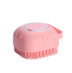 CEPILLO LIMPIEZA MASCOTAS CON DISPENSER