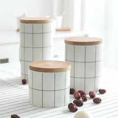 FRASCO CERAMICA RAYAS BAMBU S