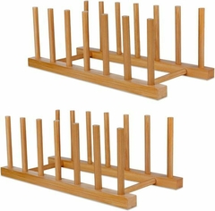 ORGANIZADOR DE PLATOS BAMBU - Brothers Home Deco