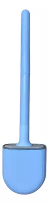 ESCOBILLA BAÑO ADHESIVA CELESTE - comprar online