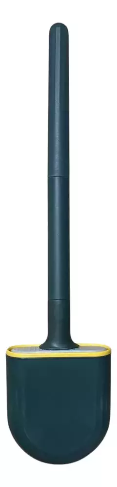 ESCOBILLA BAÑO ADHESIVA VERDE - comprar online