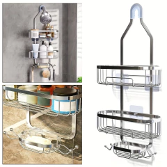 ESTANTE DUCHA COLGANTE/ADHESIVO ACERO en internet