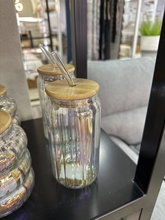 VASO TUBO RAYADO HOLOGRAFICO - comprar online