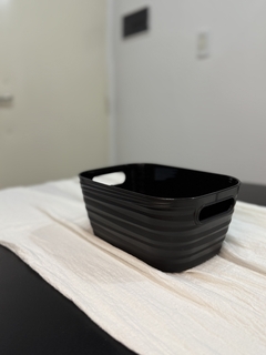 CANASTO ORGANIZADOR CHICO NEGRO - comprar online