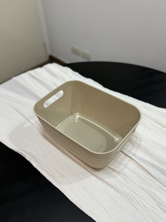 CANASTO ORGANIZADOR GRANDE BEIGE en internet