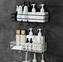 ESTANTE DE BAÑO RED con ganchos