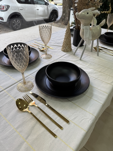 PLATO NEGRO MELAMINA 29cm