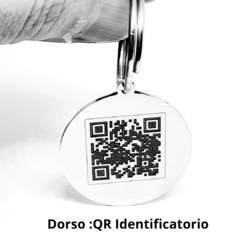 Chapita Perro Foto + QR - comprar online