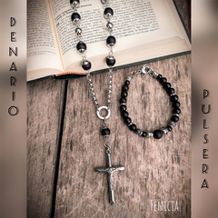 Denario en Obsidiana Negra - comprar online