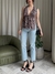 JEAN OXFORD crop mauve en internet