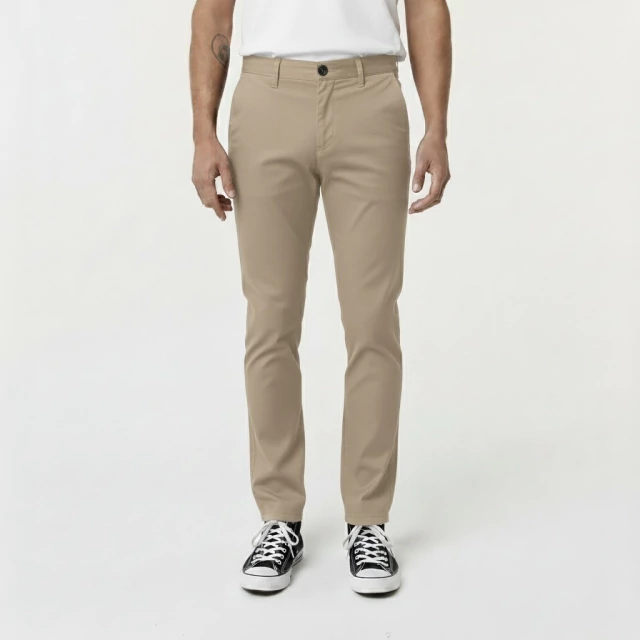 Pantalon De Vestir Chino Pampero Elastizado - BLACKS